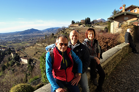 Parco dei Colli, anello dal Monastero di Astino a San Vigilio il 2 gennaio 2018 - FOTOGALLERY