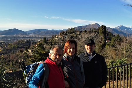 Parco dei Colli, anello dal Monastero di Astino a San Vigilio il 2 gennaio 2018 - FOTOGALLERY