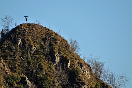 MONTE CORNO (1030 m) e PIZZO RABBIOSO (1151 m) da Salvarizza di San Pellegrino Terme (923 m) il 14 novembre 2017 - FOTOGALLERY