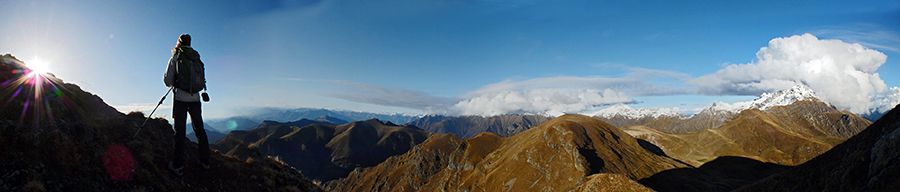 Ormai in vetta allo Zuc di Cam (2195 m)