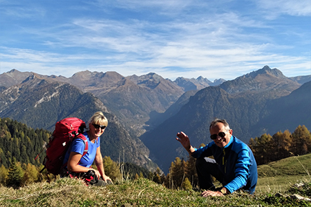 Anello del PIZZO BADILE (2044 m) da Piazzatorre il 21 ottobre 2017 - FOTOGALLERY