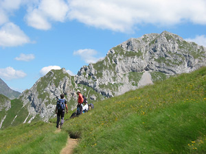 Dal Passo di Gabbia vista verso la Corna Piana 