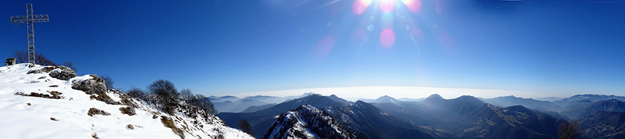 Dal Suchello vista valli e pianura