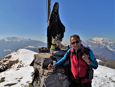 Anello con neve Zuc de Valmana, Canti, Tre Faggi da Fuipiano-5APR22- FOTOGALLERY