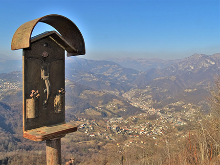 Monte Ubione (875 m) e Corna Marcia (1033 m) da Sopracorna di Ubiale - 3marzo22  - FOTOGALLERY