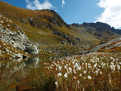 PIZZO ZERNA (2572 m.) dalla Valsambuzza con Laghi di Caldirolo il 27 settembre 2013   - FOTOGALLERY