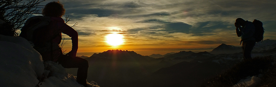 Tramonto di fuoco in Resegone