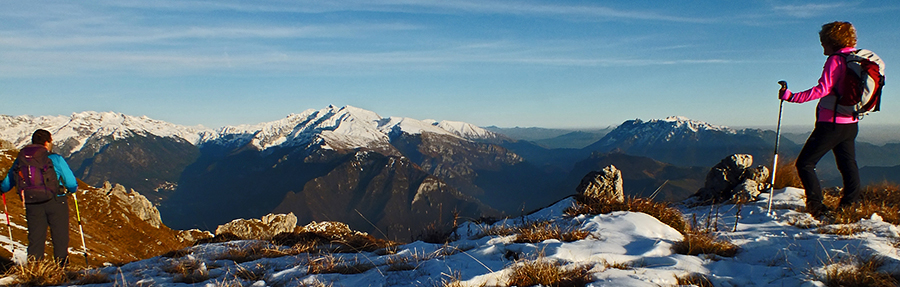 Vista verso la Valle Brembana