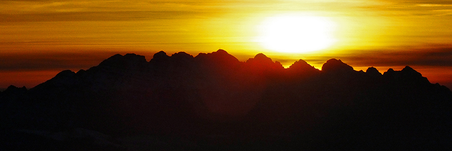 Tramonto di fuoco in Resegone