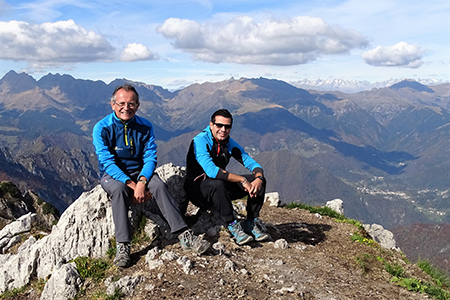 Autunnale sul MONTE VENTUROSA (1999 m) il 9 ottobre 2017 - FOTOGALLERY