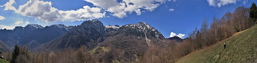 Vista panoramica dalla Baita Brusada