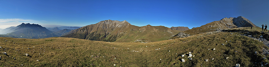 Piancansaccio con vista in Alben, Menna, Arera
