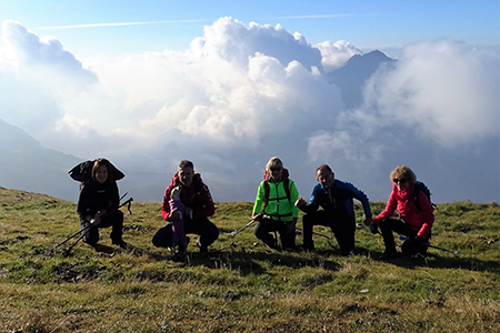 Anello PIZZO ARERA tra le nuvole... che frècc ! Il 22 ottobre 2016 - FOTOGALLERY