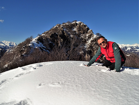 CASTEL REGINA e PIZZO CERRO innevati da Catremerio (11febb21) - FOTOGALLERY