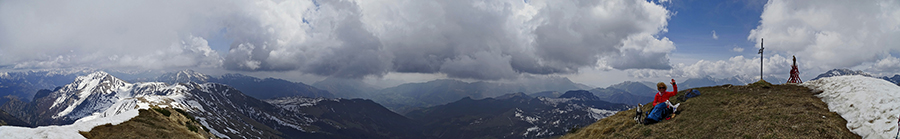 In vetta al Monte Sodadura (2010 m)