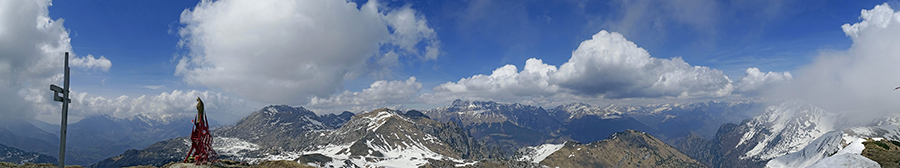 In vetta al Monte Sodadura (2010 m)