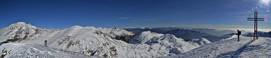 Vista panoramica da Cima Grem