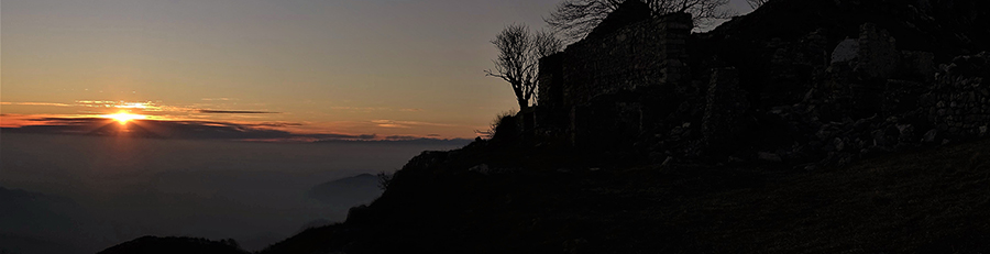 Tramonto in Linzone