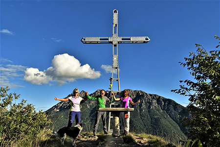 MONTE CASTELLO (croce 1425 – cima 1474 m) da Valpiana di Serina il 24 settembre 2019  - FOTOGALLERY