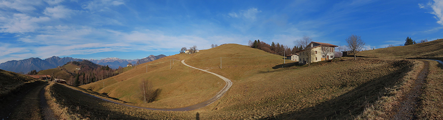 Salendo da Lavaggio al Vaccareggio passaggio ale cascine