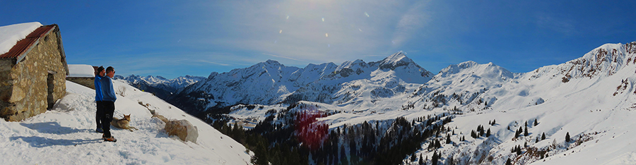 Dalle Baite Fontanini (1861 m) vista spettacolare !