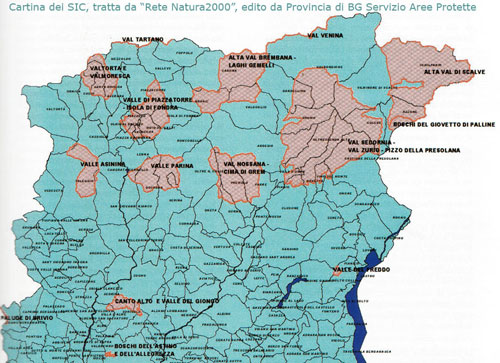Sic della provincia di Bergamo