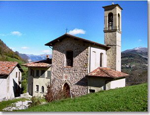 La chiesetta, dedicata a San Bernardino