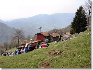 Bello godersi il sole e il panorama