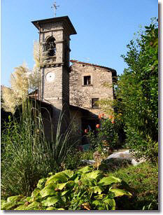 Il pittoresco campanile di Rudino