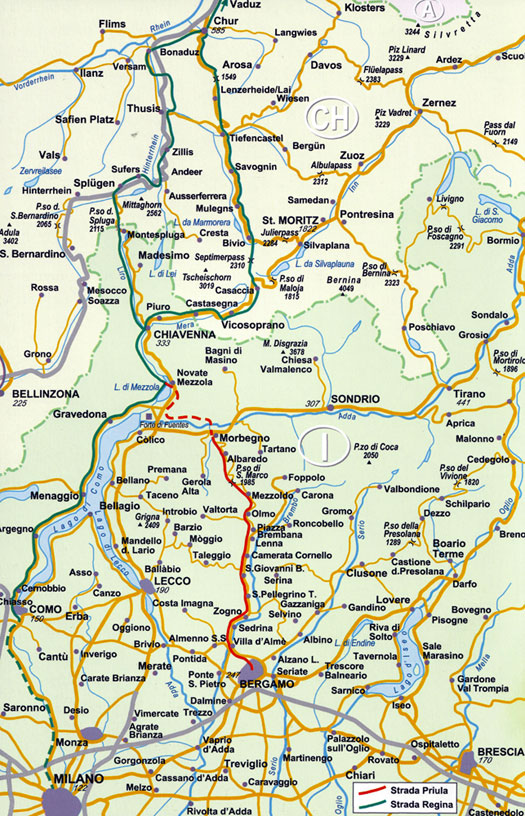 La Strada Priula e la Strada Regina - VEDI IN GRANDE