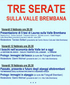 Tre serate sulla Valle Brembana