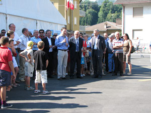 Inaugurazione, intervento del'Ass. all'Agricoltura della Provincia di Bergamo, Pisoni