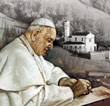 "Arcivescovo mons. Angelo Roncalli futuro Papa Giovanni XXIII a Cornalta