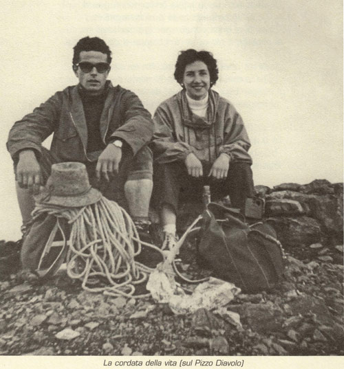 Marco e Marisa sul Pizzo del Diavolo