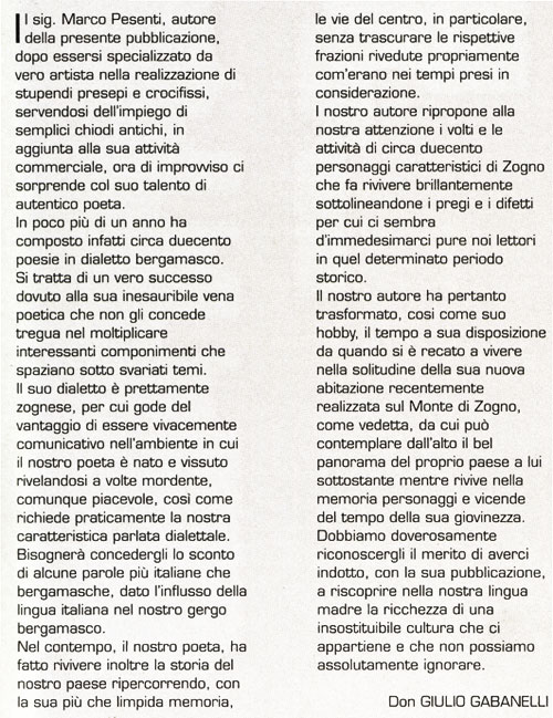 Prsentazionde di Don Giulio Gabanelli