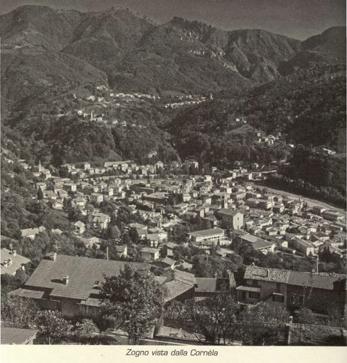 Zogno vista dalla Cornèla