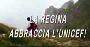 La Regina abbraccia l' UNICEF