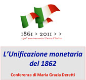 L'unificazione monetaria del 1862