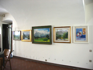 Una parziale veduta della  Mostra