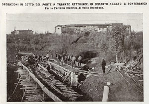 Ponte in cemento armato di Ponteranica