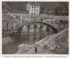 Ponte sul canale Conti a Zogno