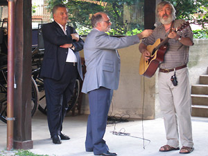 Da dx Luciano Ravasio, Ivano Sonzogni, Antonio Ruch
