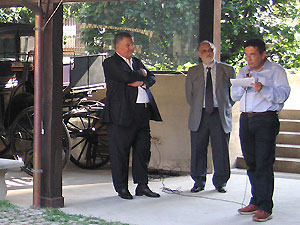 Da dx Felice Sonzogni, Ivano Sonzogni, Antonio Ruch 