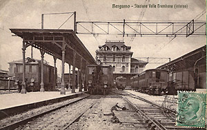 Stazione Ferrovia Valle Brembana (Coll. Gianni Donati)