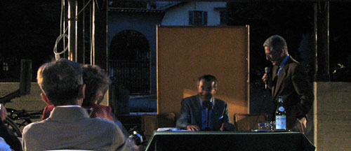 Il rag. Amaglio presenta Umberto Zanetti
