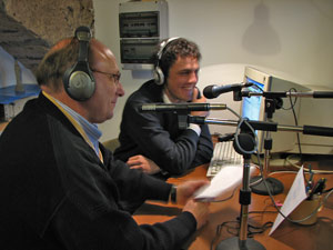Il saluto del responsabile  di Radio Alben famosa emittente degli anni Novanta