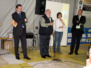  Interviene Franco Grassi, Presidente del Parco delle Orobie -  foto Piero Gritti 7 ott 07