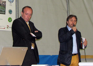 Interviene il dott. Giupponi di S. Pellegrino Terme -  foto Piero Gritti 7 ott 07