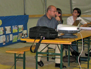 Alberto Mazzoleri, Sindaco di Taleggio, presenta il Convegno - foto Piero Gritti 7 ott 07