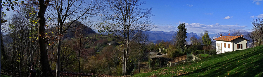 Da Santa Barbara verso i ruderi di Canto e il Monte Canto